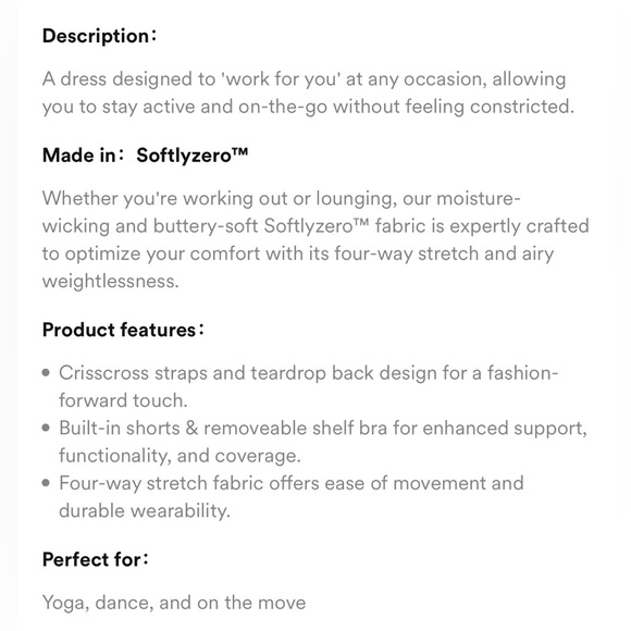 Halara Softly Zero Plush Backless Active Dress - Picture 10 of 11